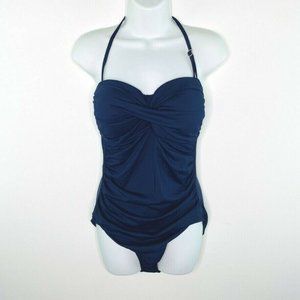 Anne Cole $88 Twist Front Shirred Swimsuit